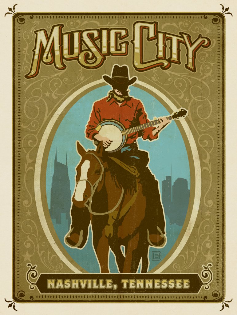 Music City 2006 (Horse) - Notecards - Artwork
