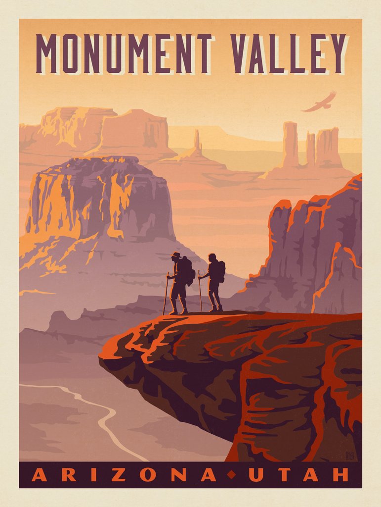 Monument Valley: Arizona/Utah - Postcards - Artwork