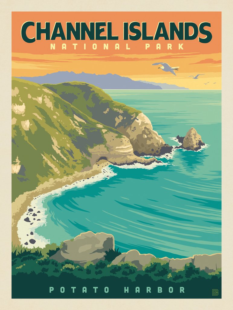 Channel Islands National Park: Potato Harbor - Canvas - Artwork