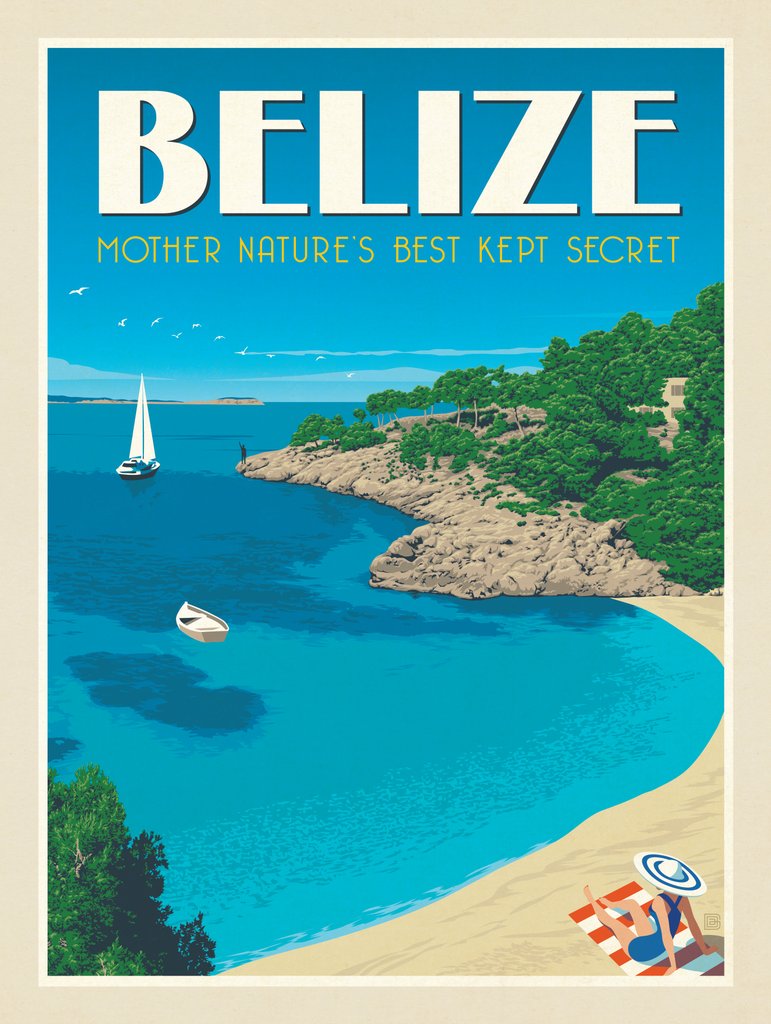 Belize - Canvas - Artwork