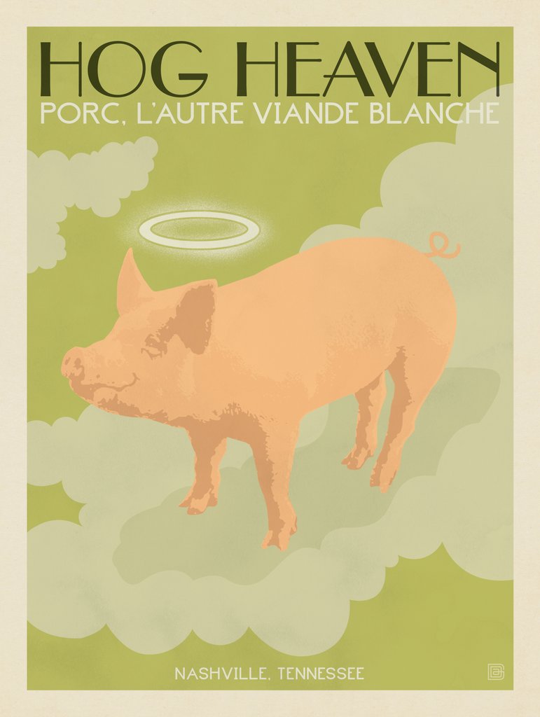 Hog Heaven - Canvas - Artwork