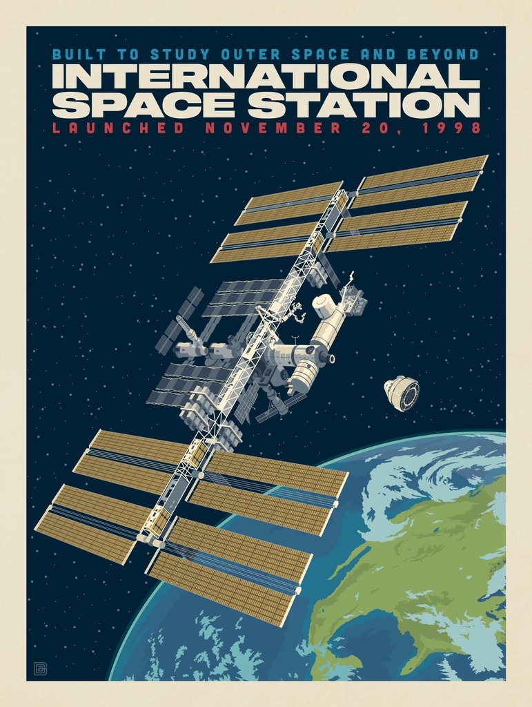 NASA: 1998 International Space Station - Canvas - Artwork