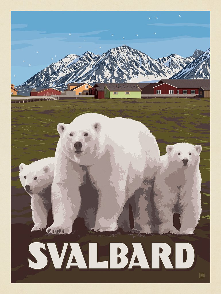 Svalbard - Art Print - Artwork