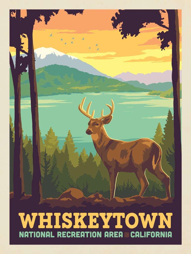 Whiskeytown National Recreational Area, California - Canvas - Artwork