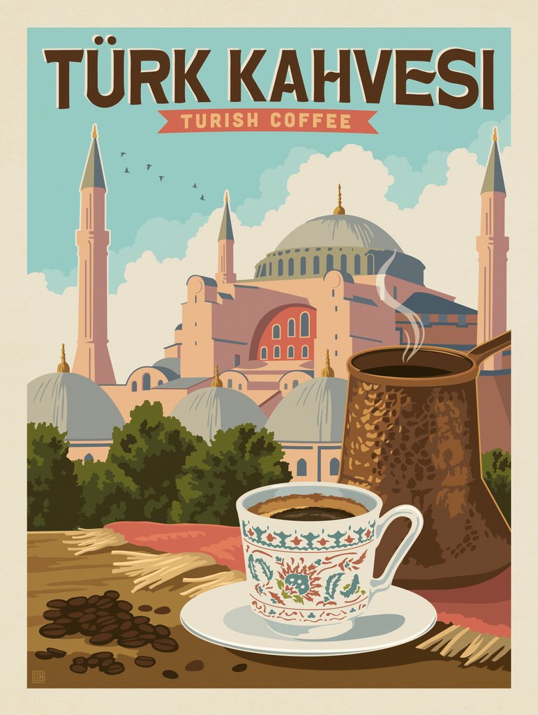 Turkish Coffee - Canvas - Artwork