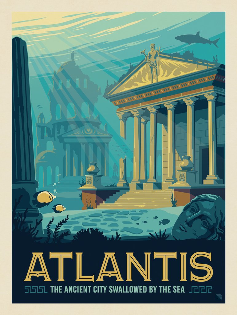 Atlantis: The Lost City - Art Print - Artwork