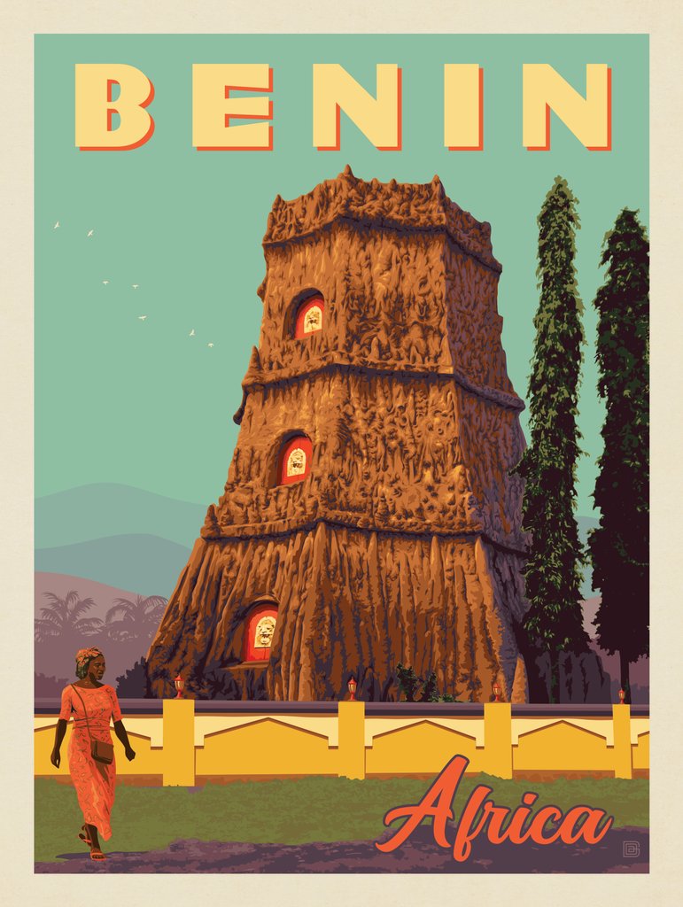 Benin, Africa - Canvas - Artwork