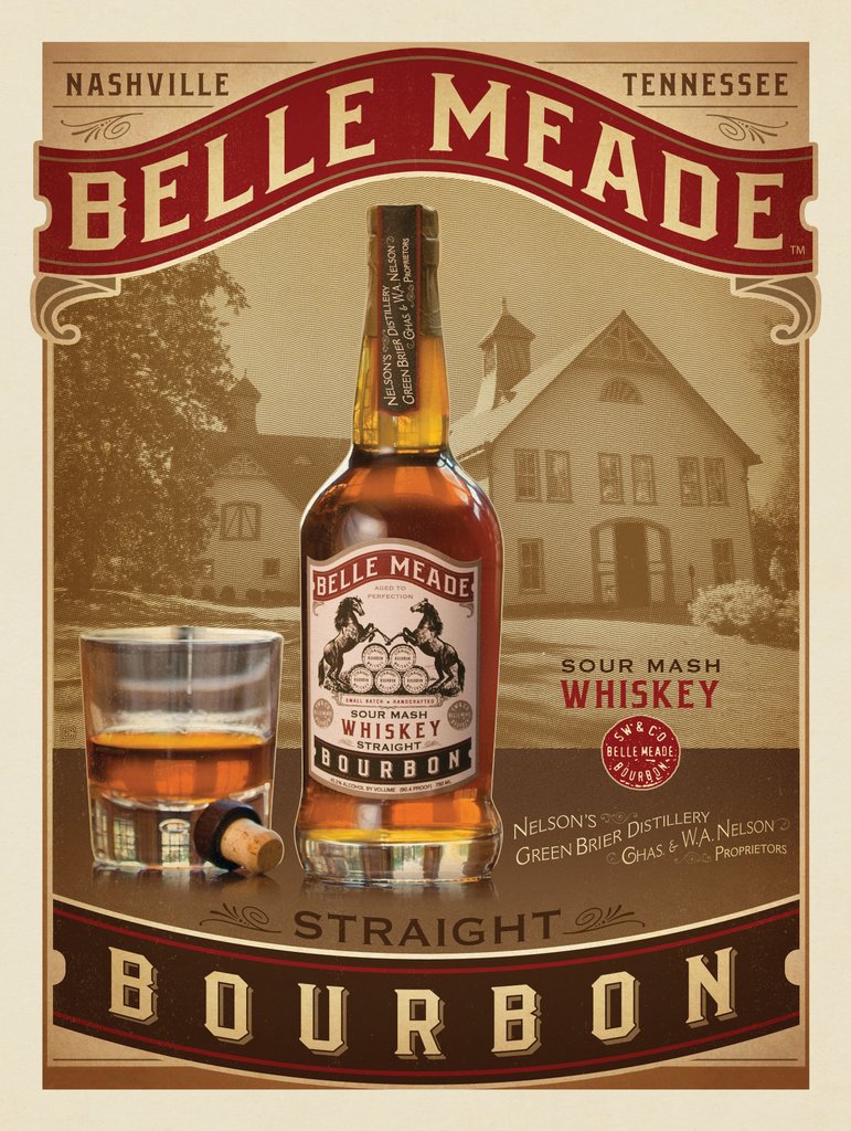 Belle Meade Bourbon - Notecards - Artwork