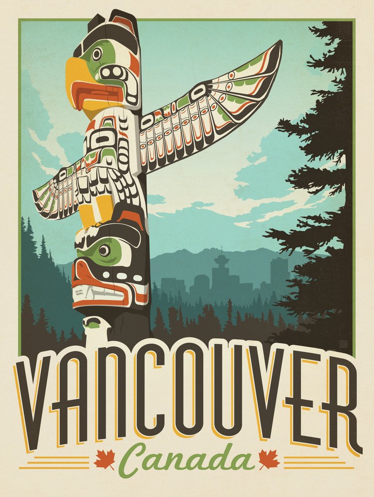 Canada: Vancouver - Postcards - Artwork