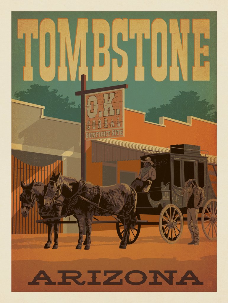 Tombstone, Arizona - Art Print - Artwork