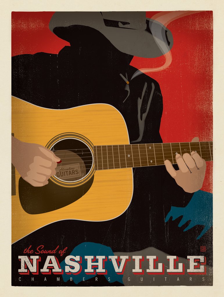 Chamber's Guitars - Postcards - Artwork
