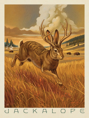 Legends Of The National Parks: Scampering Jackalope