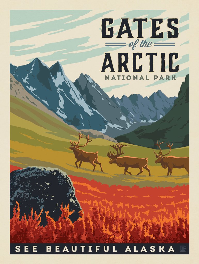 Gates of the Arctic National Park - Art Print - Artwork