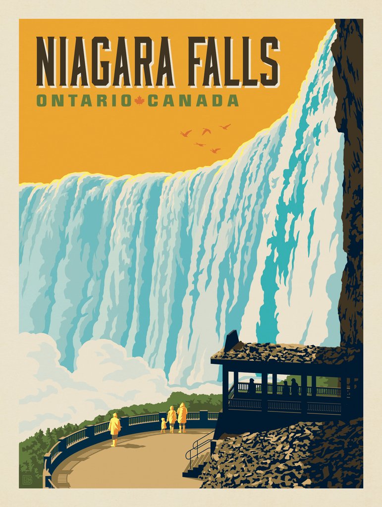 Canada: Niagara Falls - Notecards - Artwork