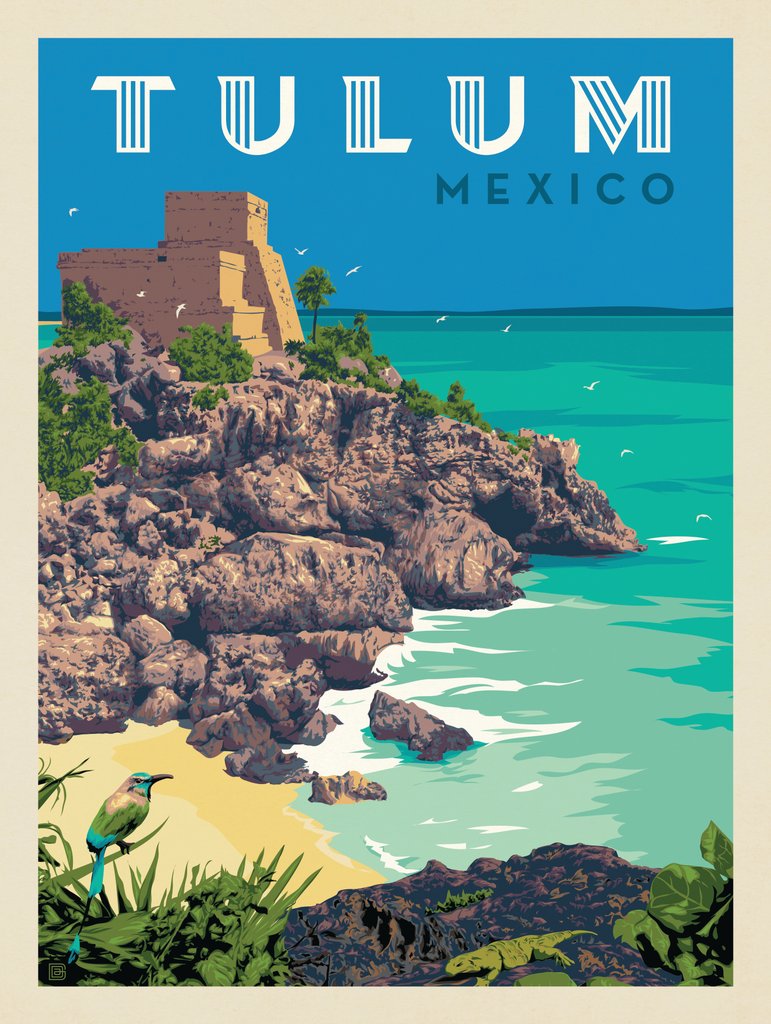 Mexico: Tulum - Canvas - Artwork
