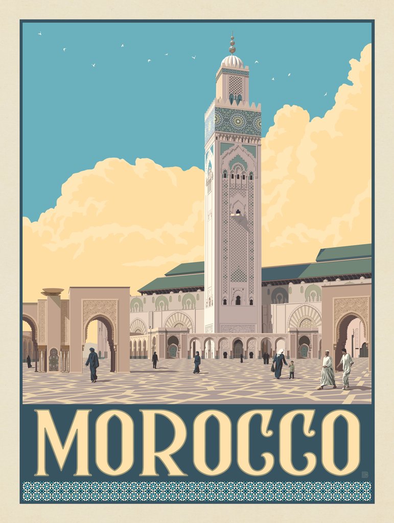 Morocco - Postcards - Artwork