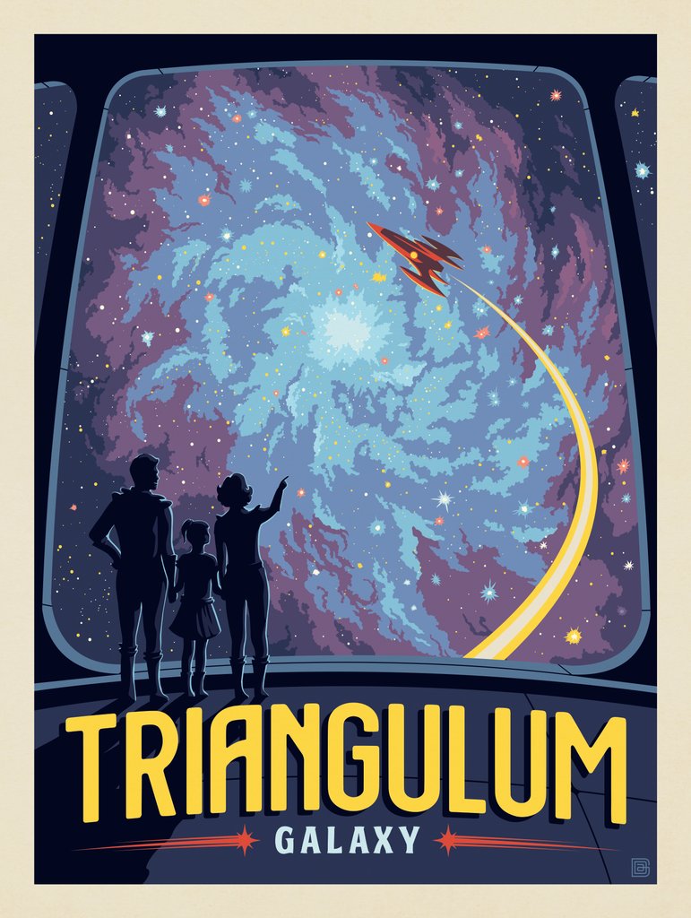 Triangulum Galaxy - Notecards - Artwork