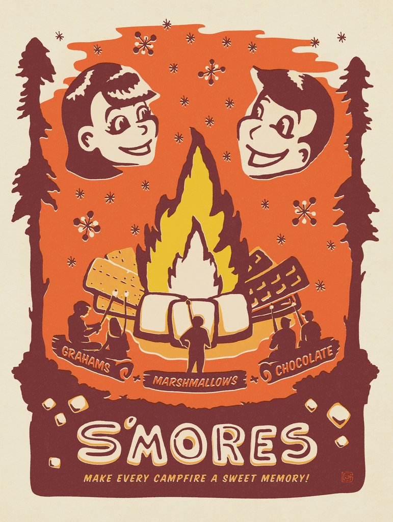 Smores - Notecards - Artwork