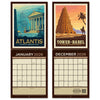 2026 Wall Calendar: Fantasy Travel (Ancient Wonders & Mythical Places)