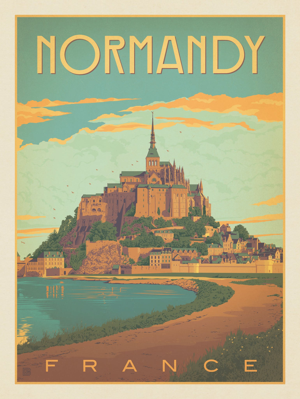 France: Normandy - Puzzle - Artwork