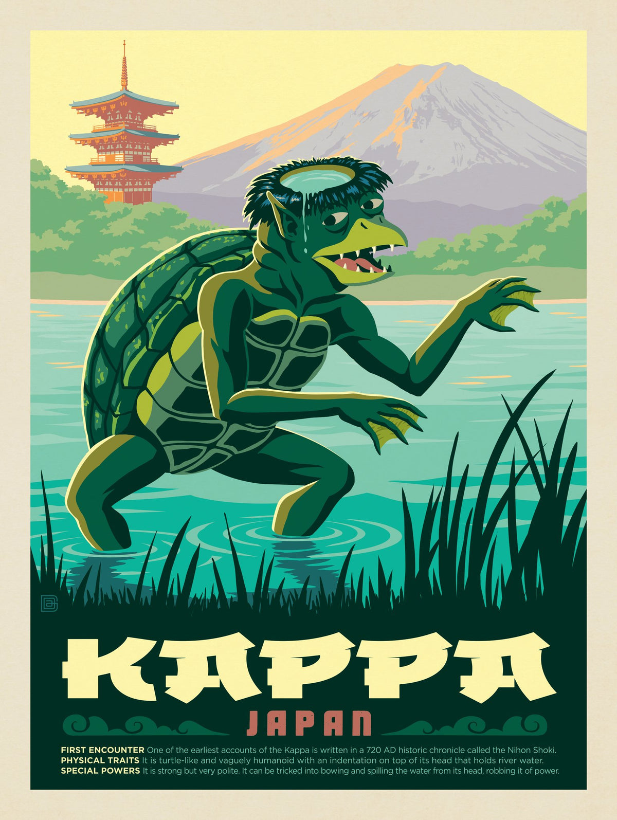 Mythical Creatures: Kappa (Japan) - Puzzle - Artwork