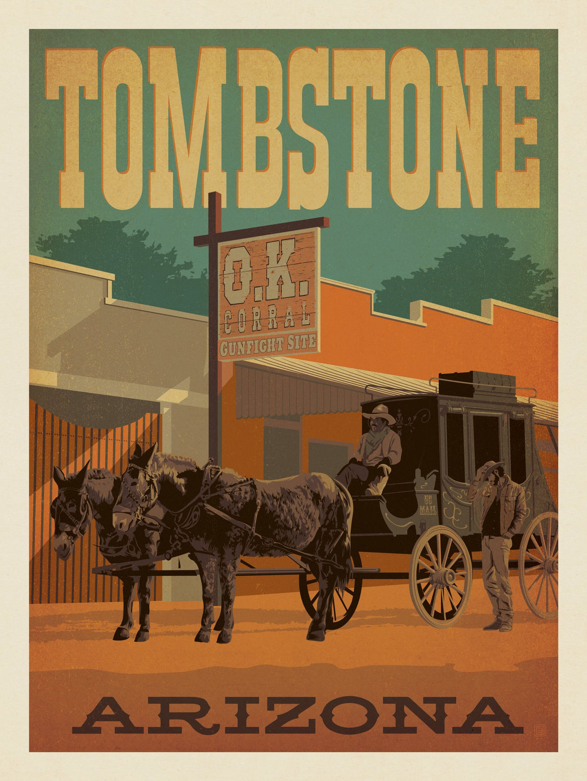 Tombstone, Arizona - Puzzle - Artwork