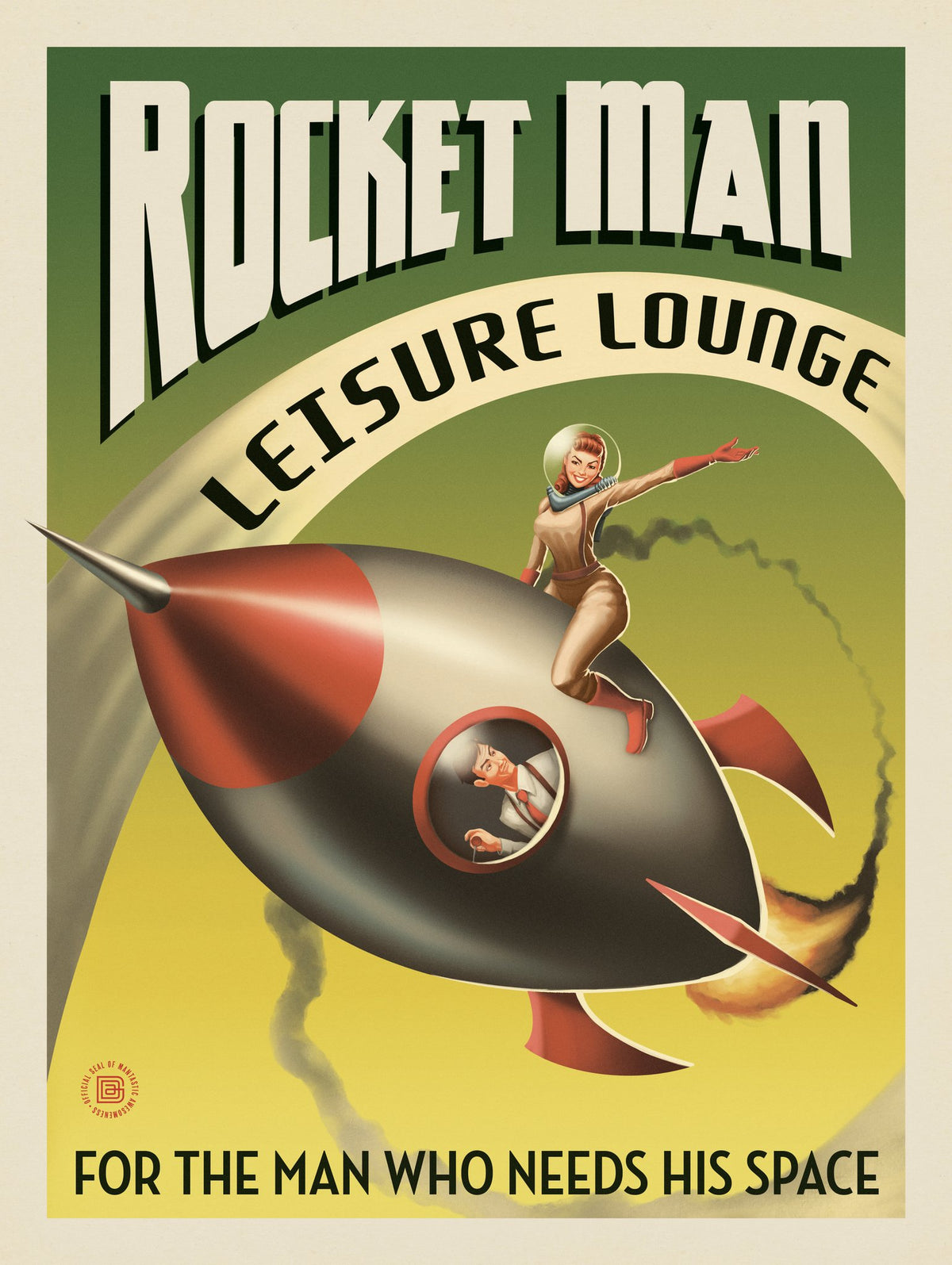 Rocket Man Leisure Lounge - Puzzle - Artwork