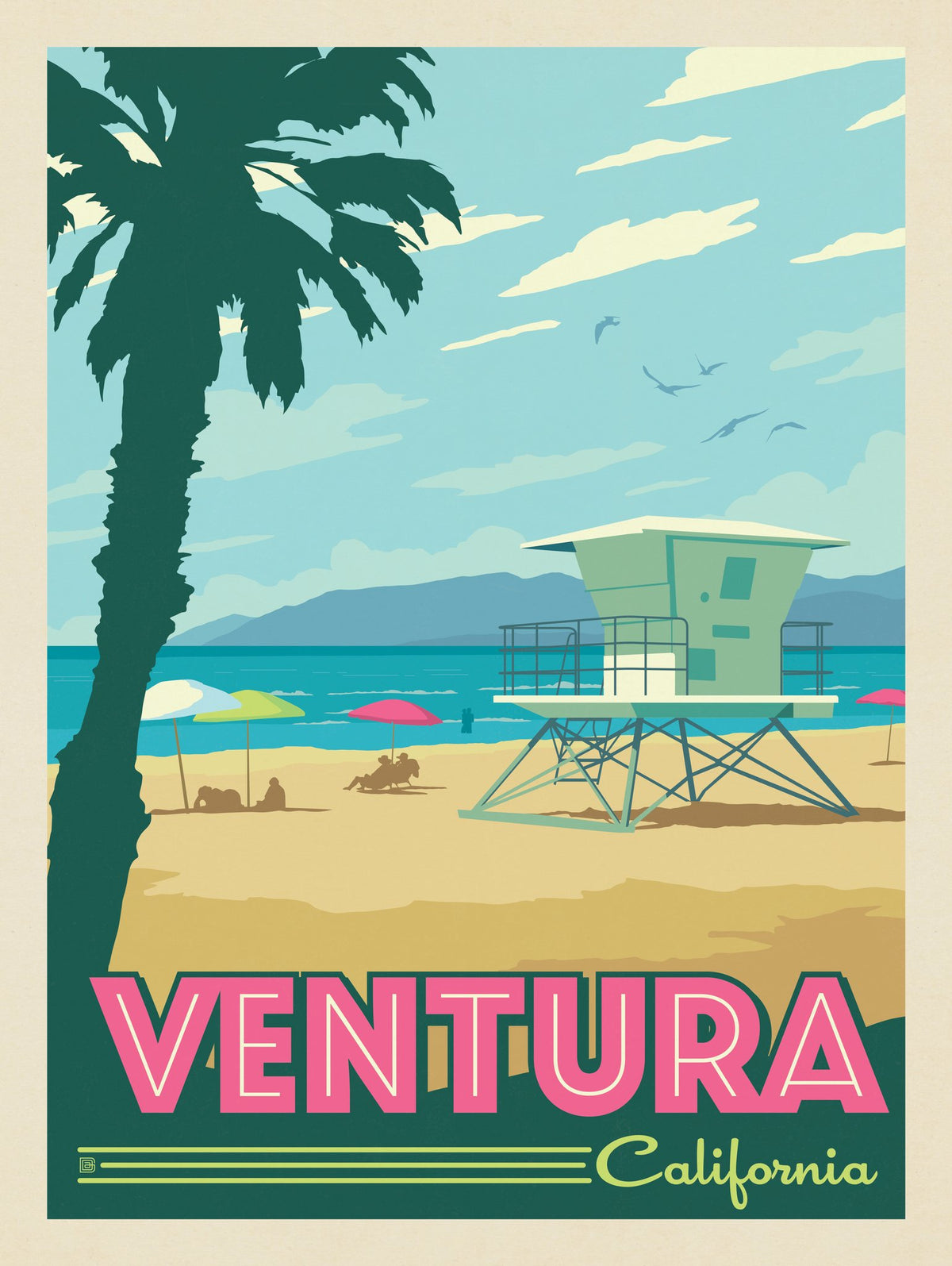Ventura, California - Puzzle - Artwork