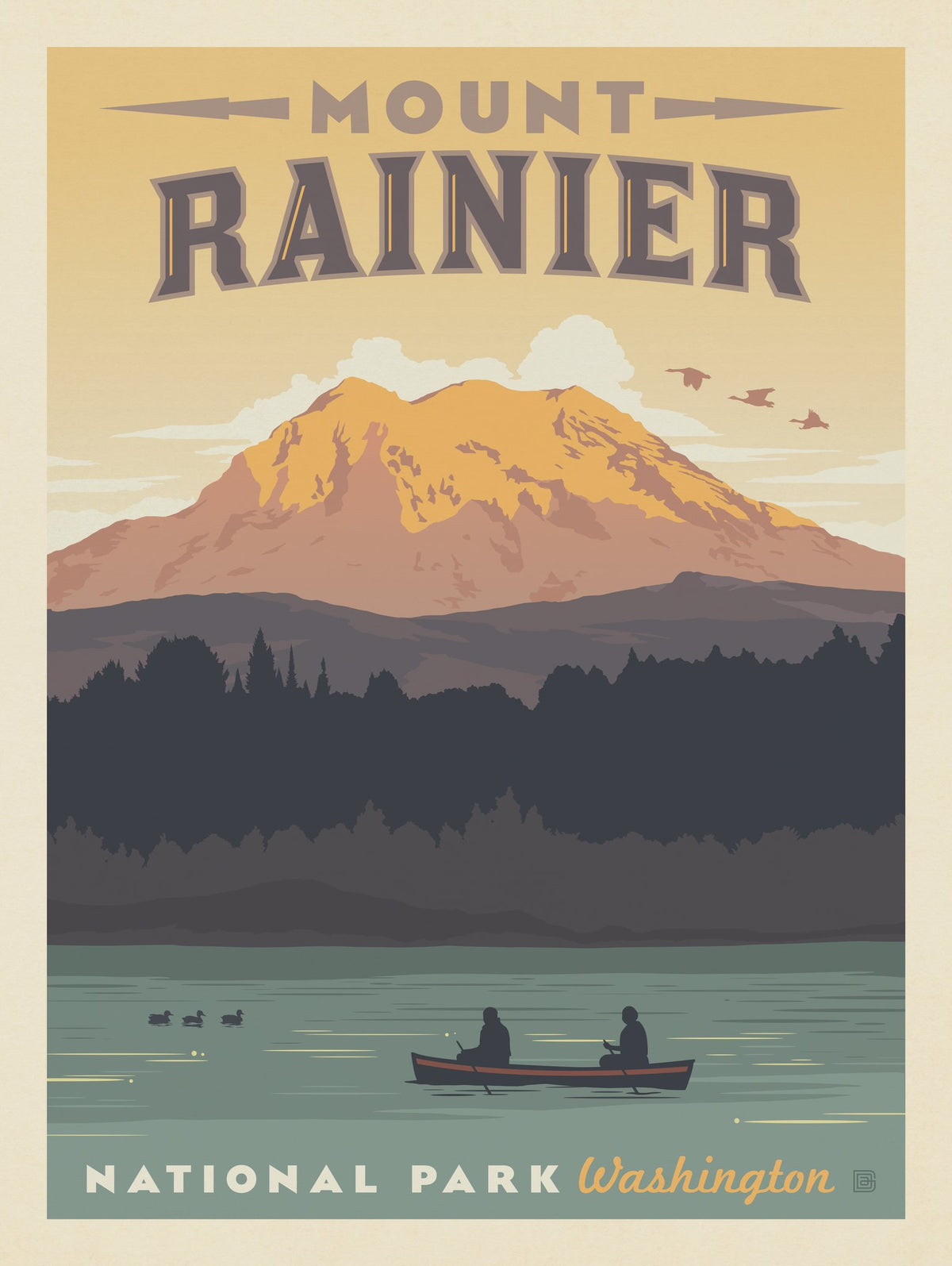 Mount Rainier National Park - Puzzle - Artwork