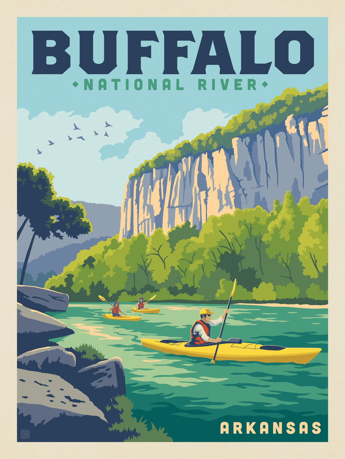 Buffalo River: Arkansas - Puzzle - Artwork