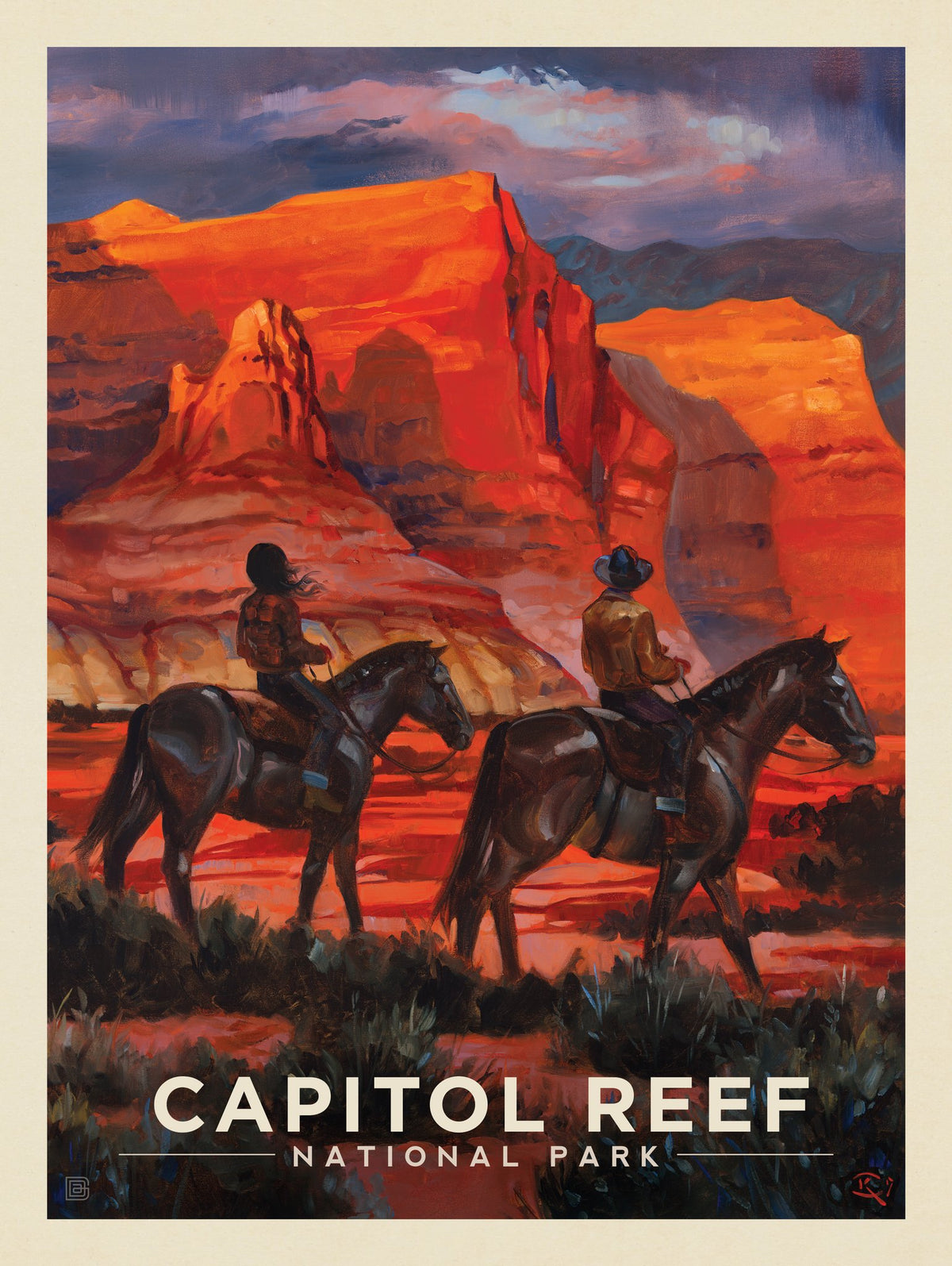 Capitol Reef National Park: Happy Trails - Puzzle - Artwork