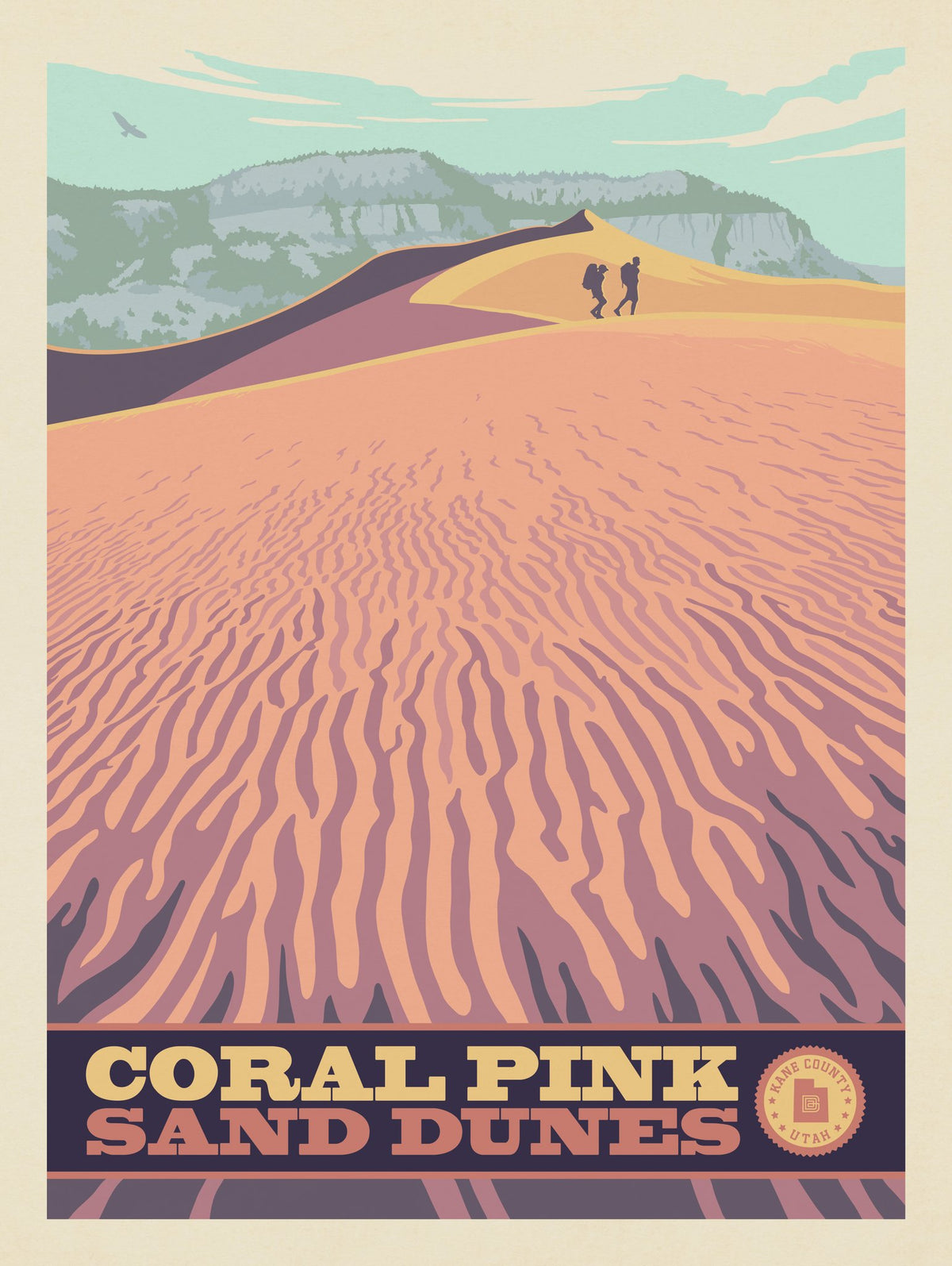 Kane County, UT: Coral Pink Sand Dunes State Park - Puzzle - Artwork