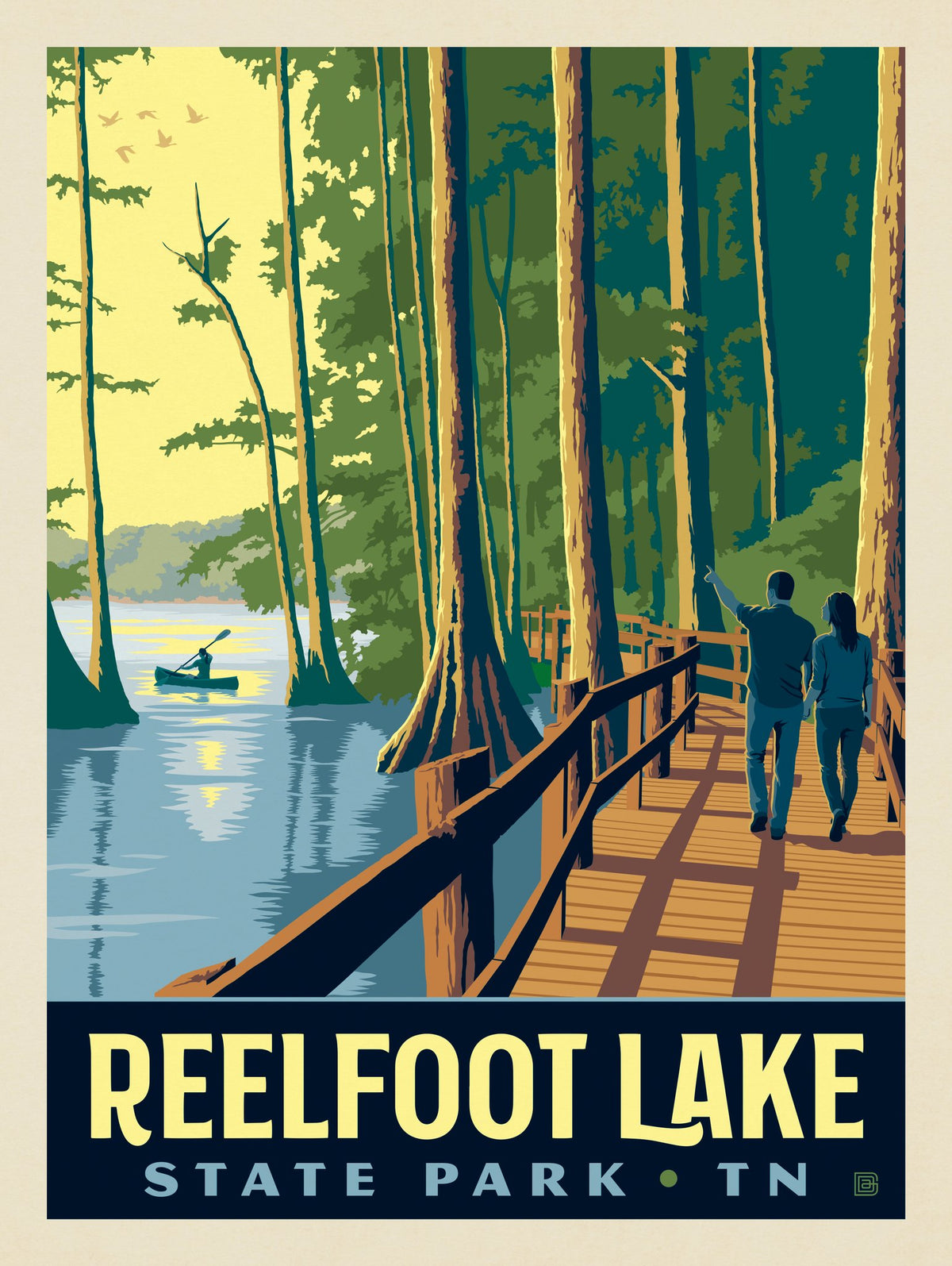 Reelfoot Lake State Park, TN - Puzzle - Artwork