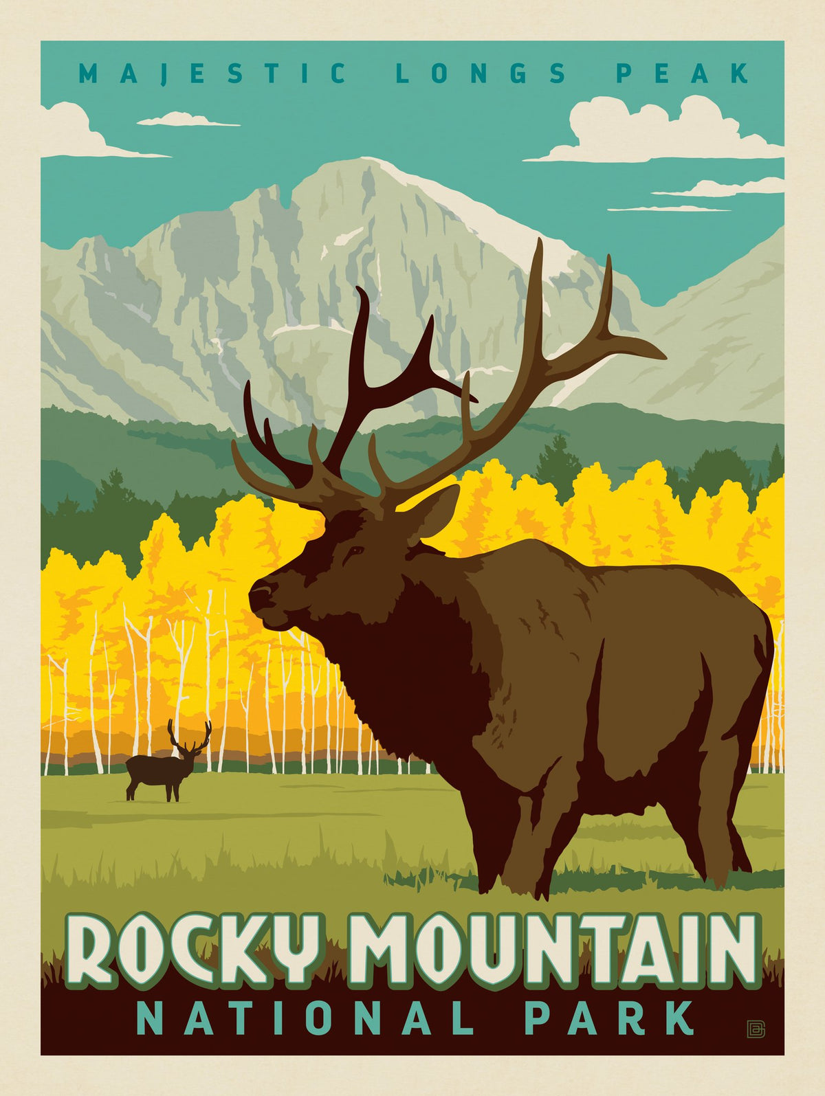 Rocky Mountain National Park: Longs Peak - Puzzle - Artwork