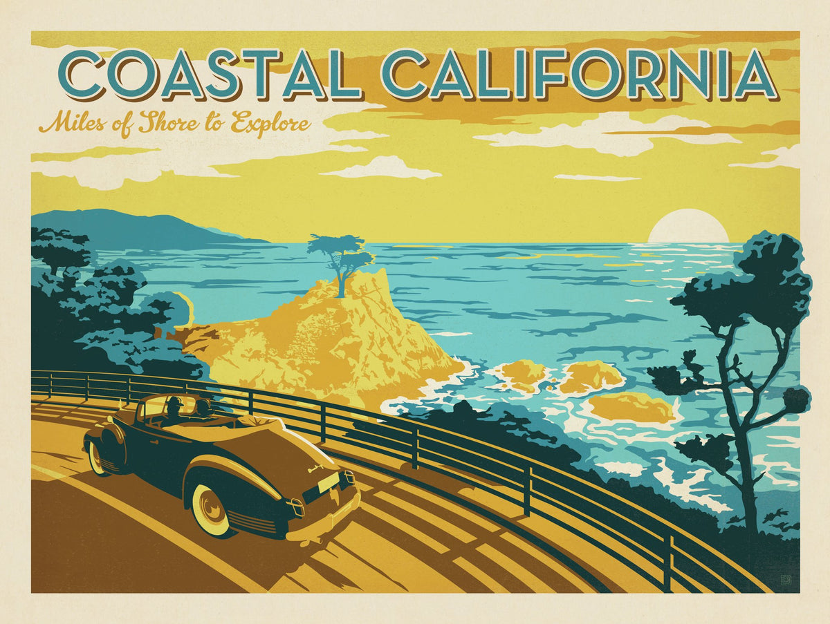 Coastal California: Horizontal Print - Puzzle - Artwork