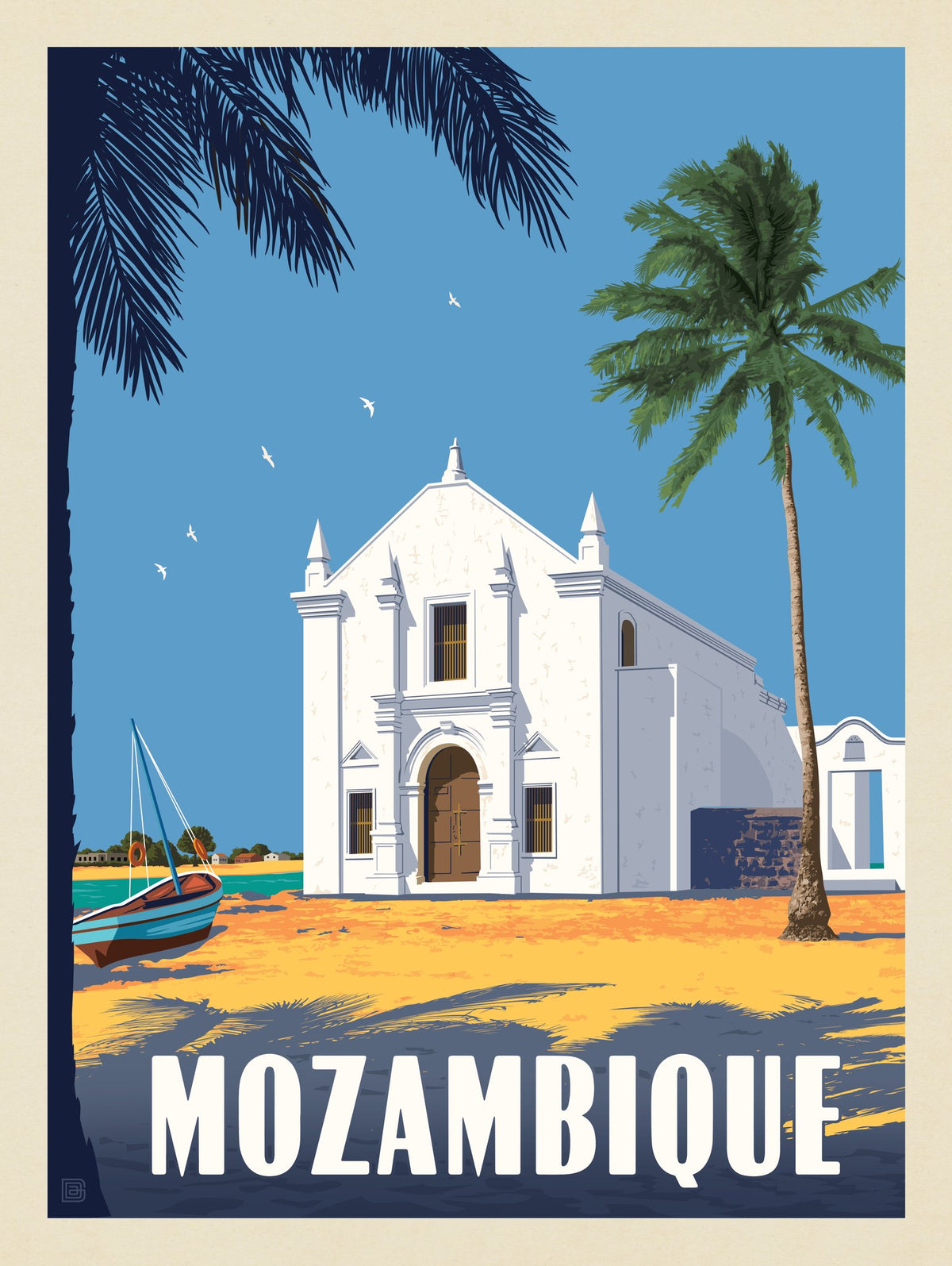 Mozambique, Africa - Puzzle - Artwork