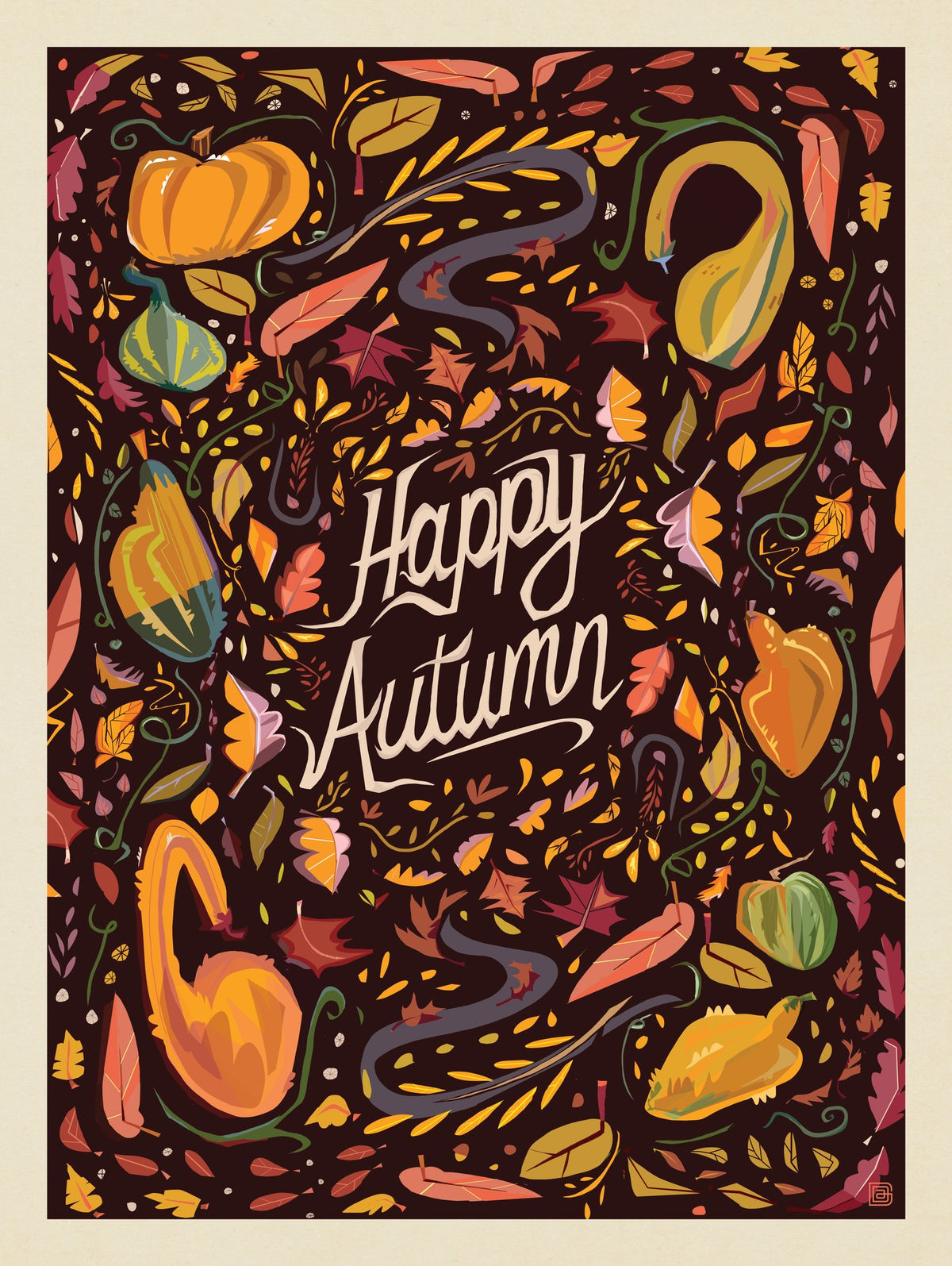 A Greeting Card: Season 4-Happy Autumn - Puzzle - Artwork