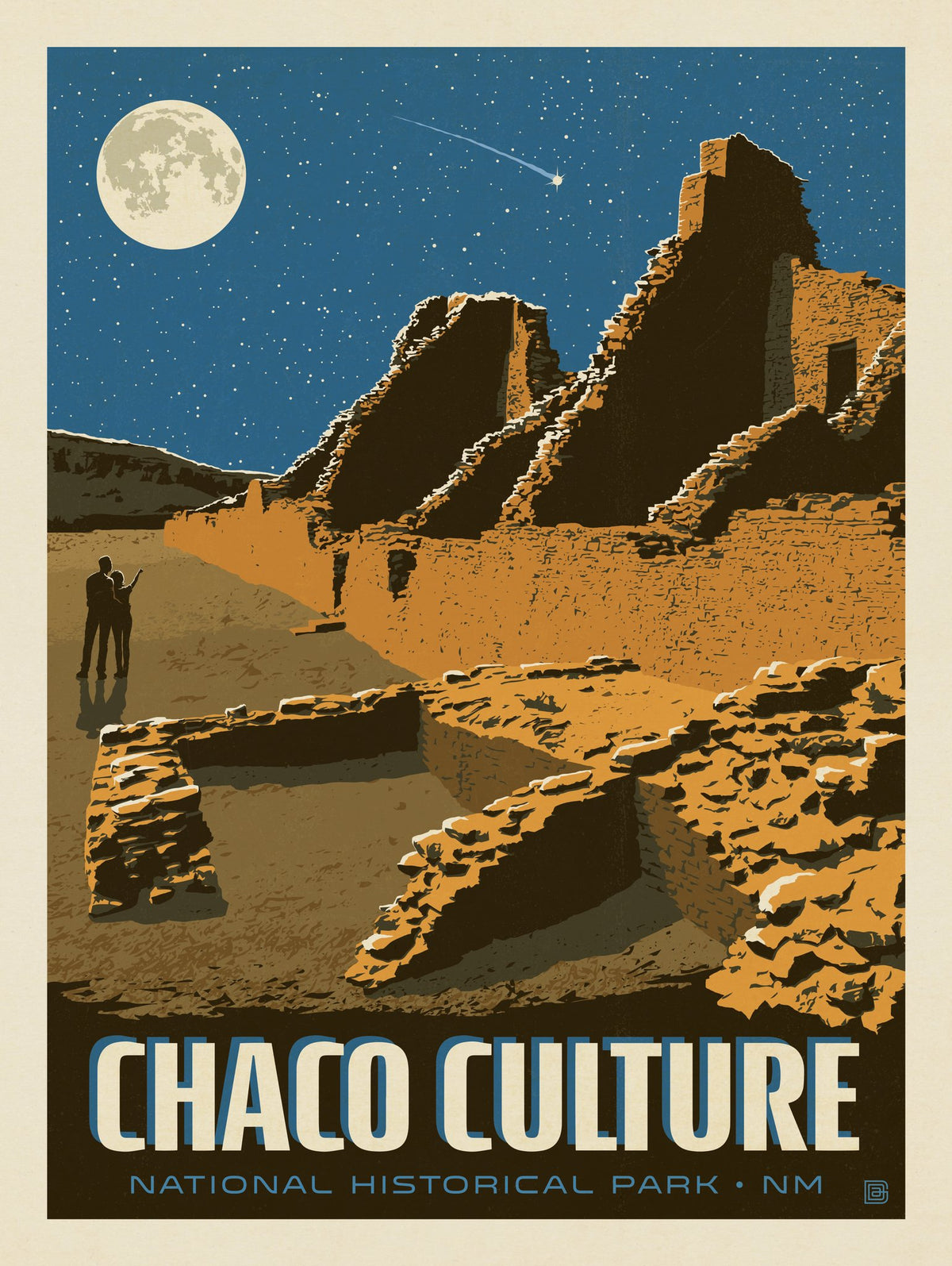 Chaco Culture National Historical Park, New Mexico - Puzzle - Artwork