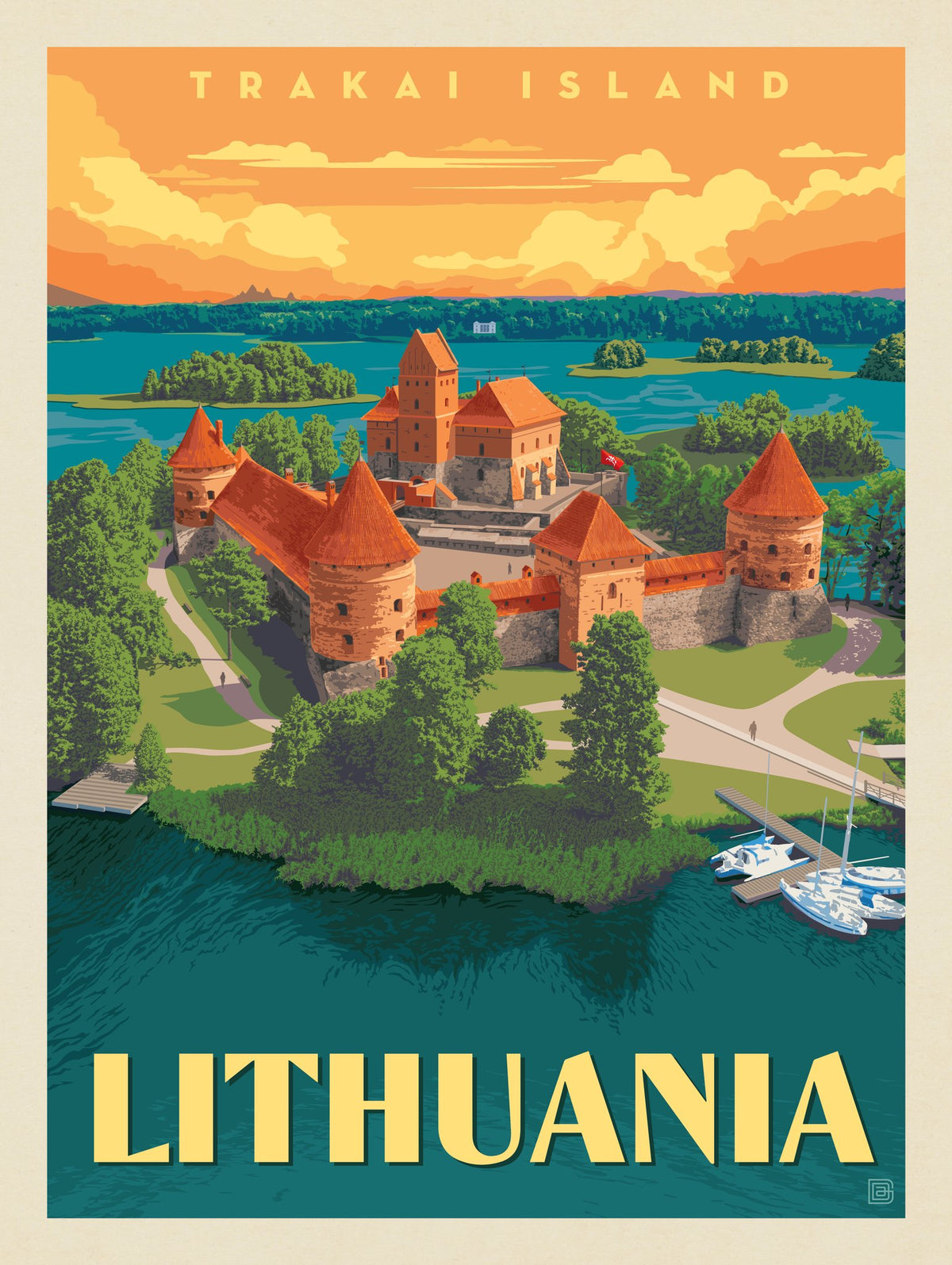 Lithuania: Trakai Island - Puzzle - Artwork