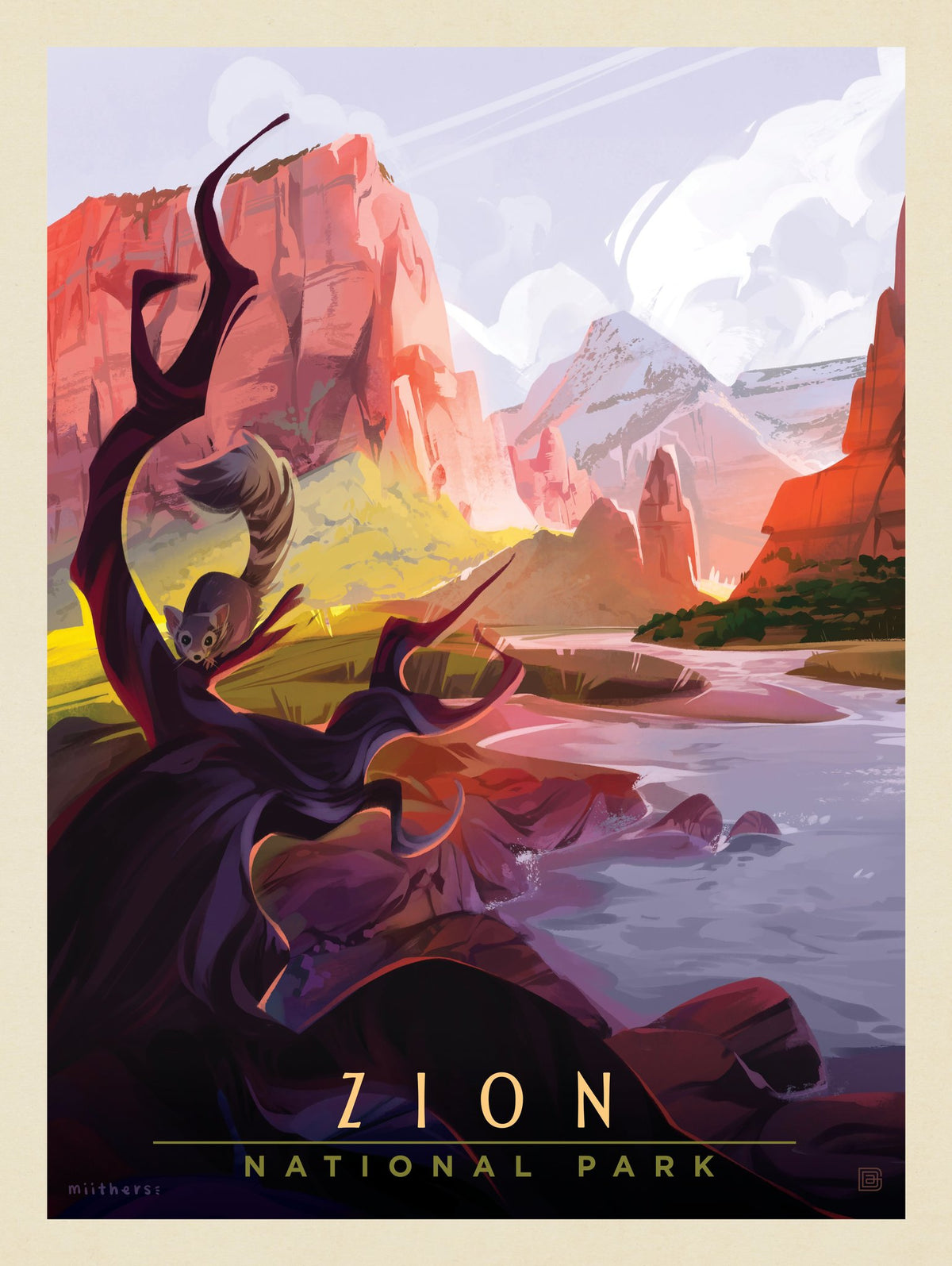 Zion National Park: Ringtail - Puzzle - Artwork