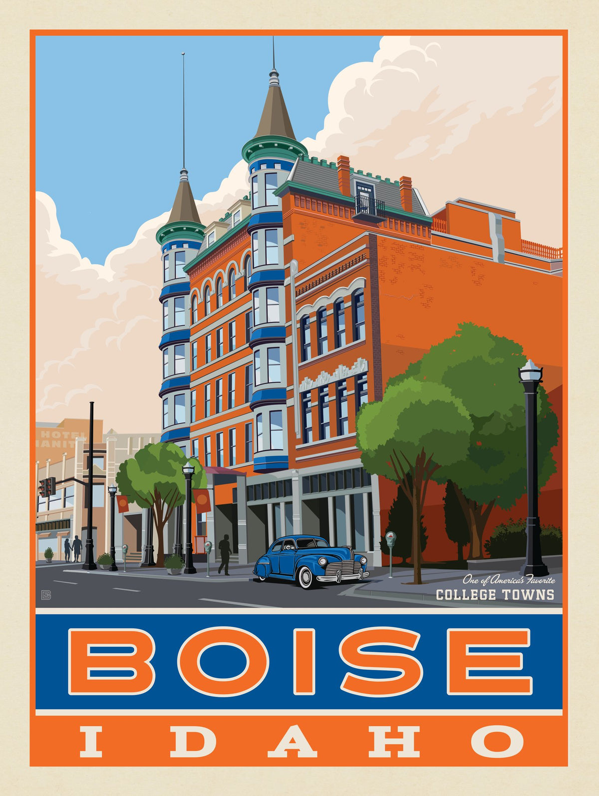 American College Towns: Boise, Idaho - Puzzle - Artwork