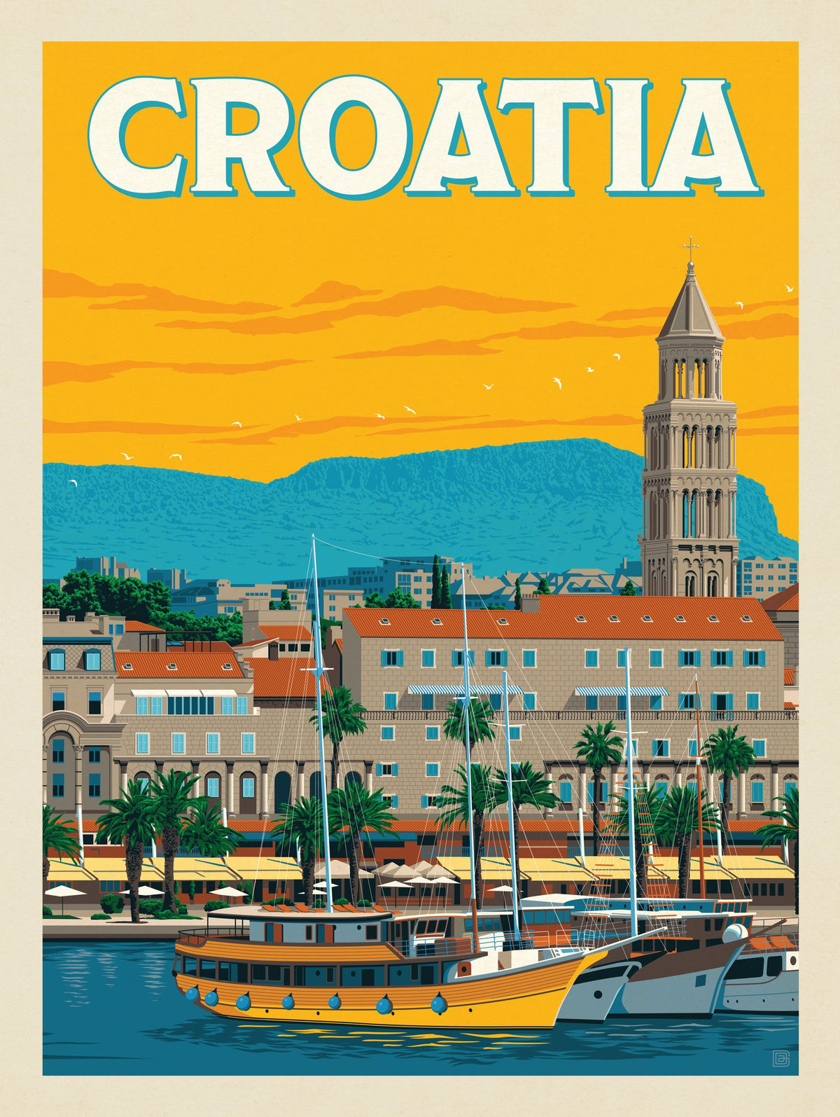 Croatia - Puzzle - Artwork