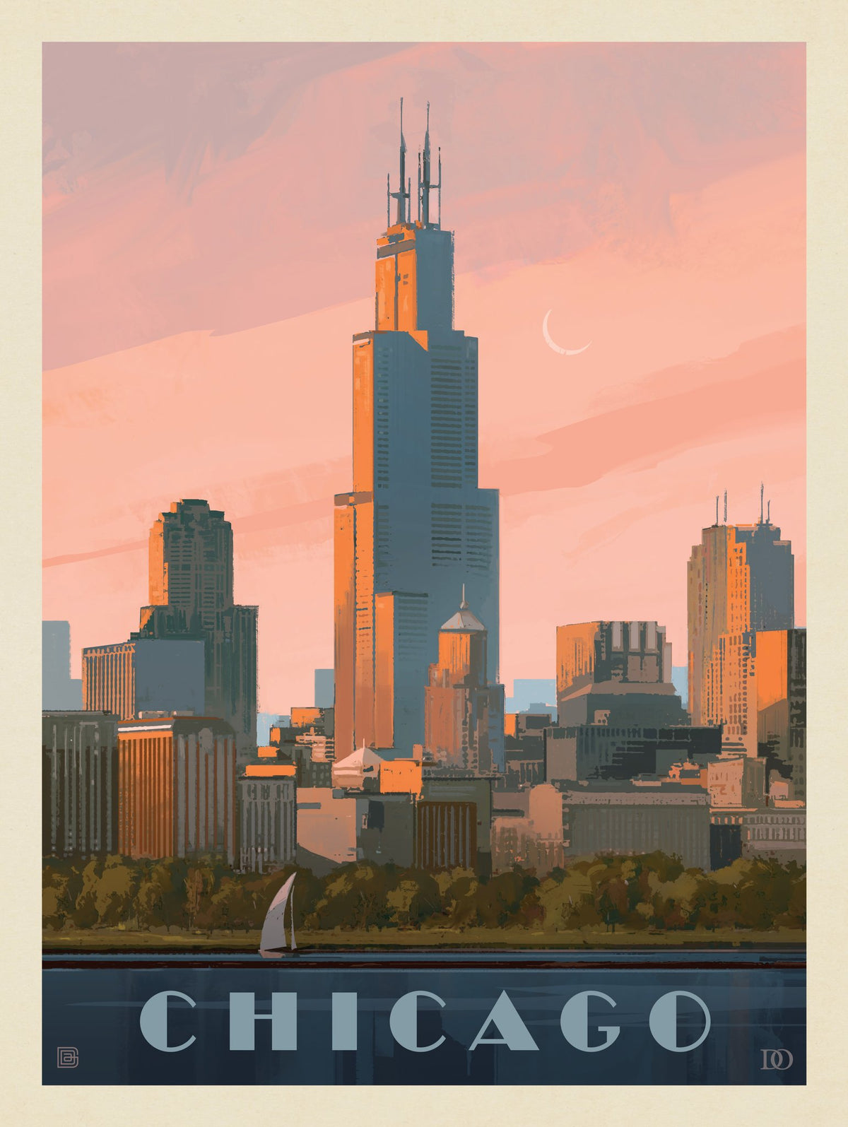 Chicago: Lake Michigan - Puzzle - Artwork