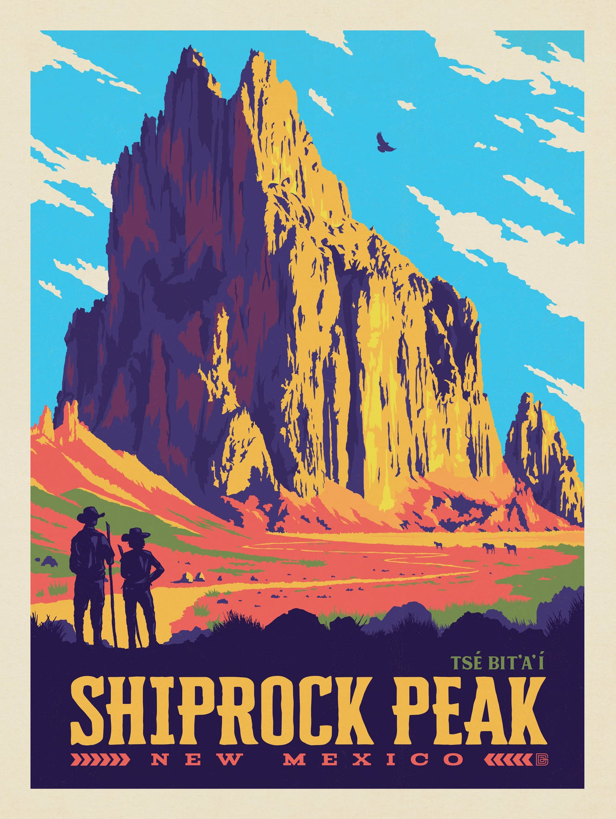 Shiprock Peak, New Mexico - Puzzle - Artwork