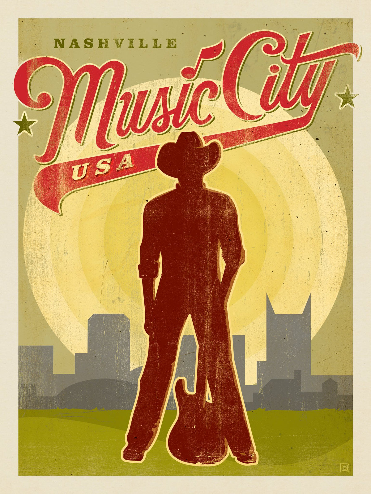 Music City (Man) - Puzzle - Artwork