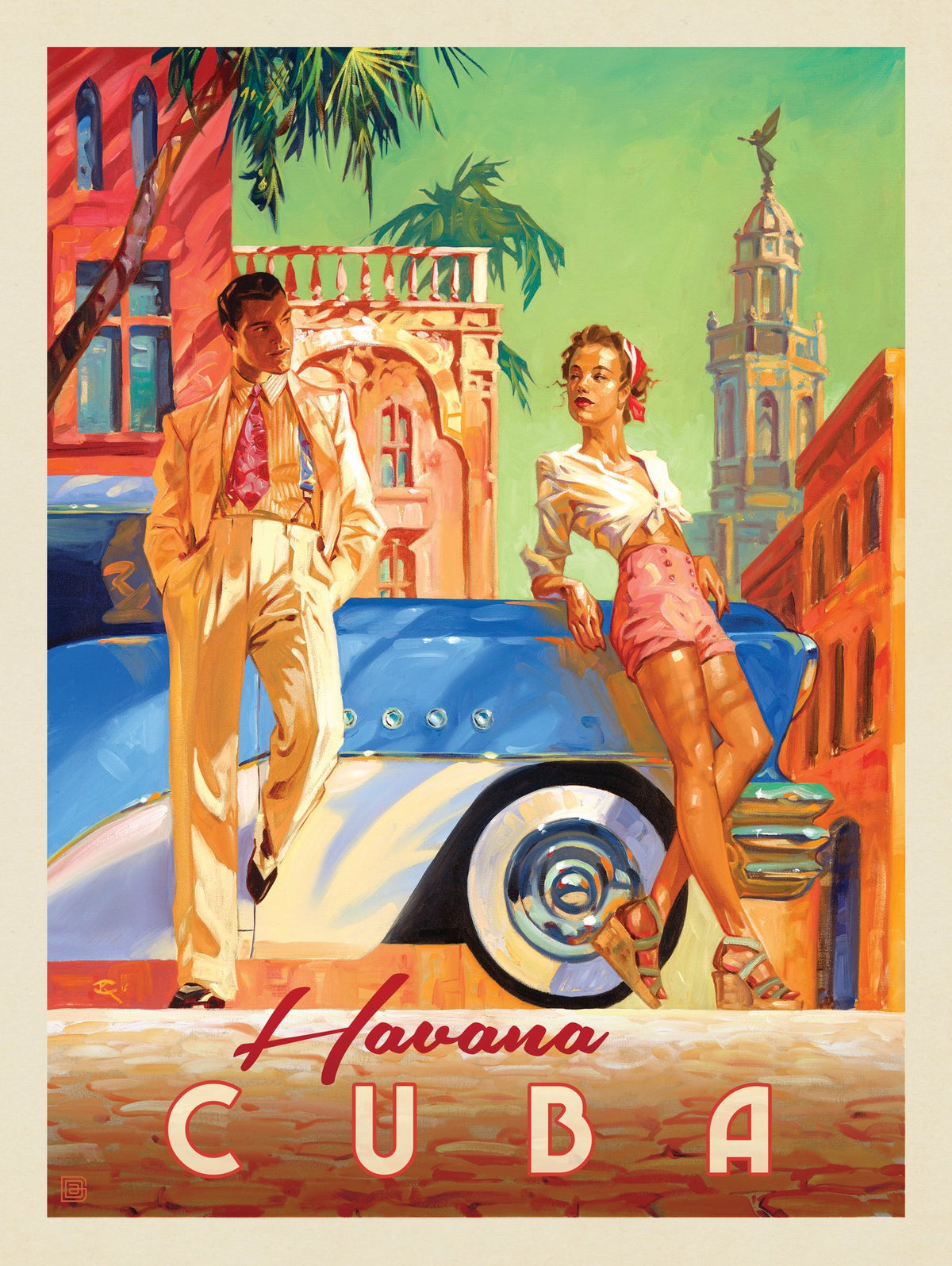 Cuba: Havana Shade - Puzzle - Artwork