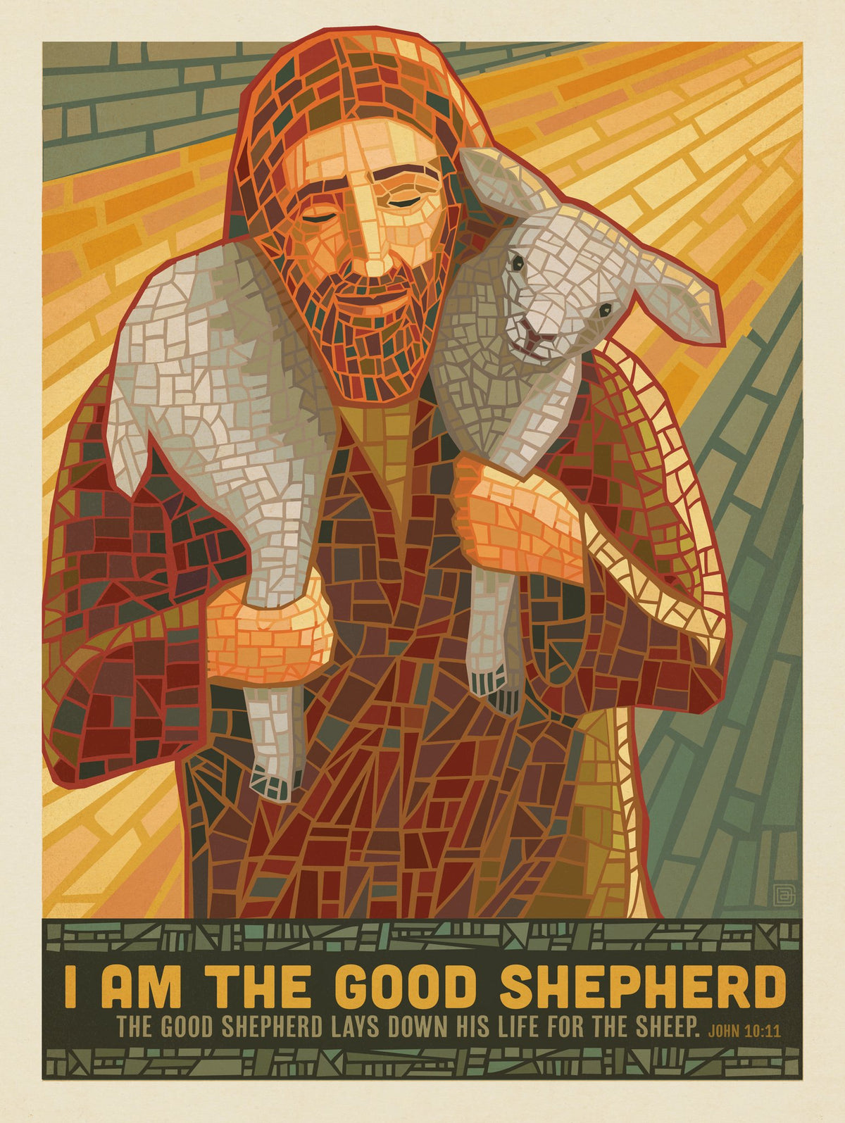 Jesus: The Good Shepherd - Puzzle - Artwork
