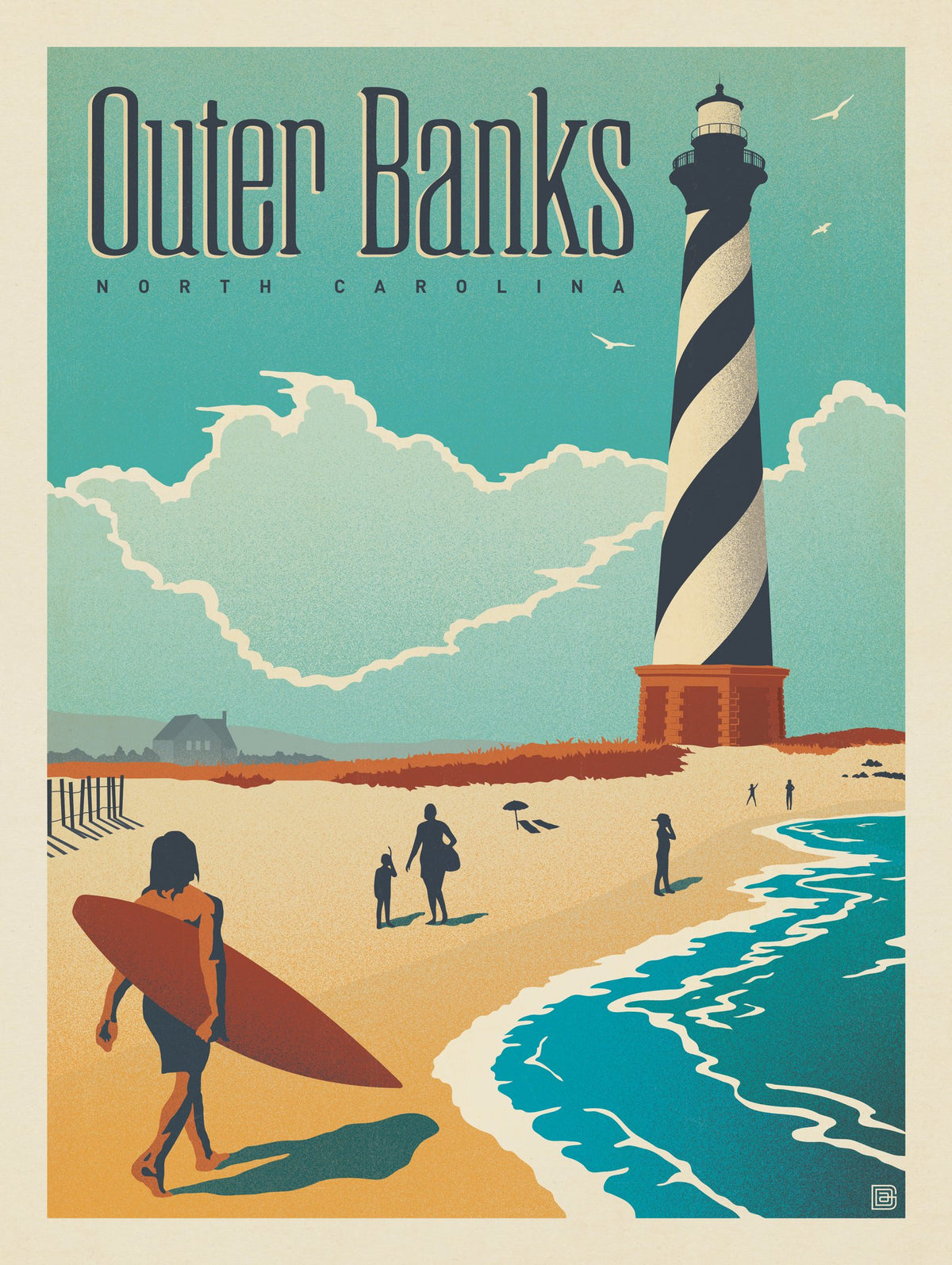 Outer Banks, NC - Puzzle - Artwork