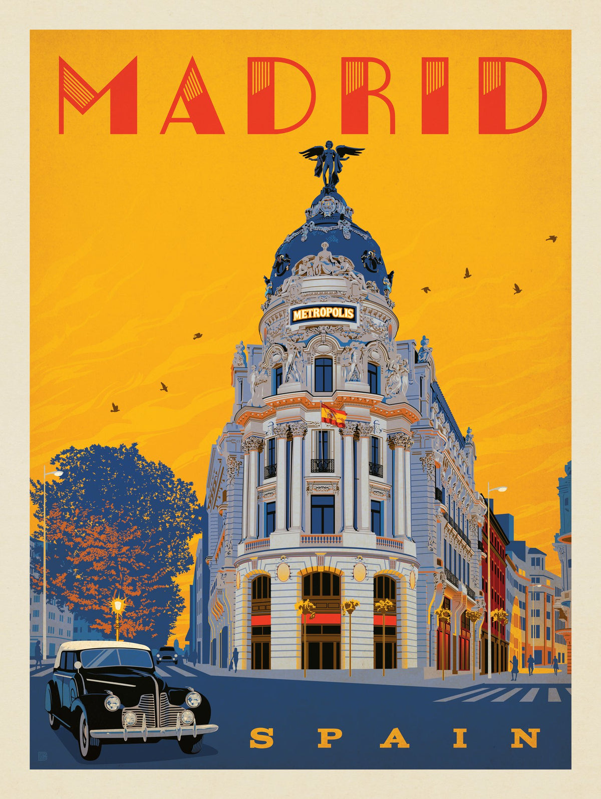 Spain: Madrid Metropolis - Puzzle - Artwork