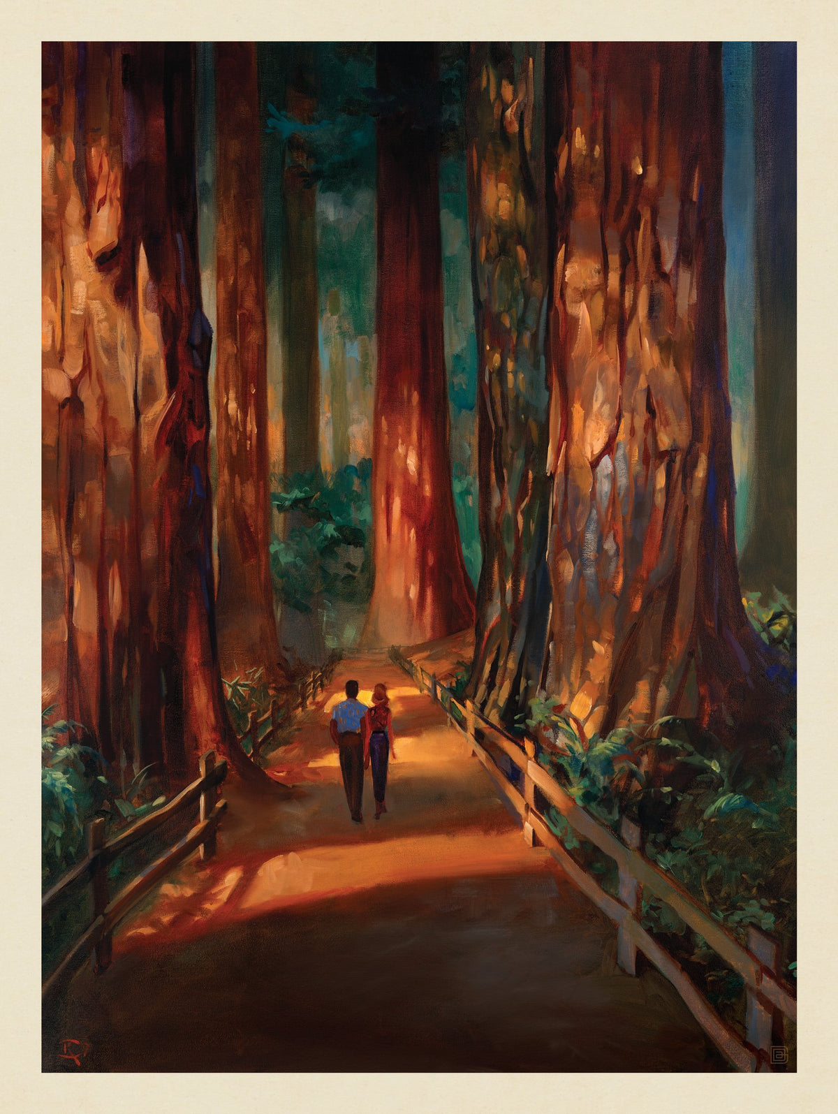Oil Painting: Muir Woods Magic - Puzzle - Artwork